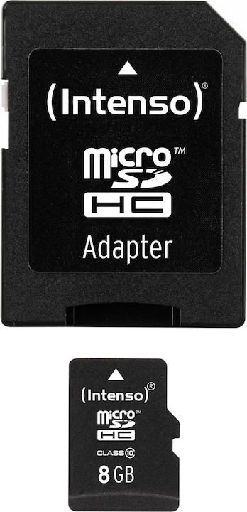 Actual product image Intenso microSD Class 10 (8 GB, microSDHC, U1)