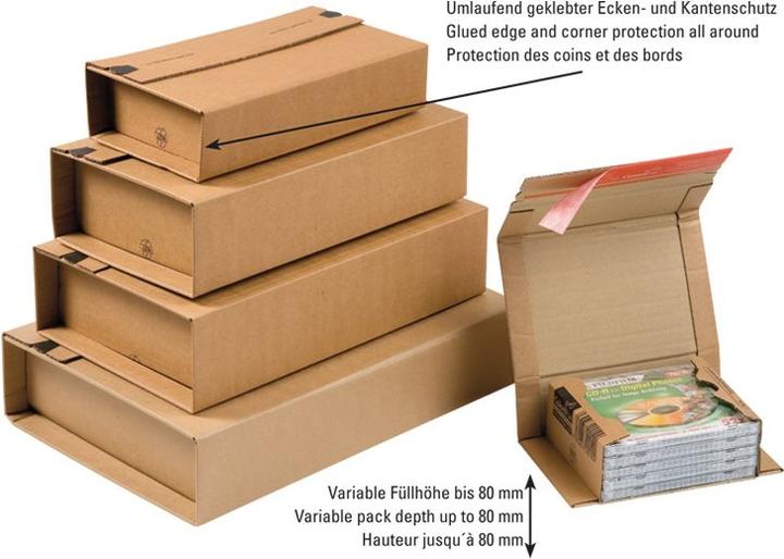 Immagine prodotto Colompac Wickelkarton (27 x 19 x 8 cm, 20 x)