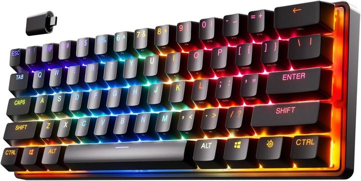 Image du produit SteelSeries Apex Pro Mini (US, Filaire, Sans fil)