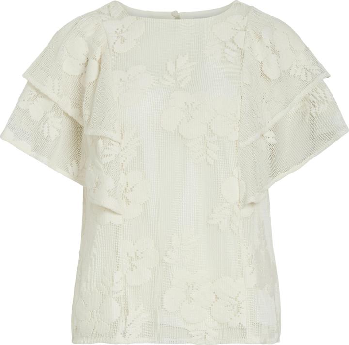 Image du produit Vila VIHOLA Spitzen Oberteil mit angeschnittenen Ärmeln (XL)