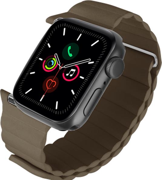 Actual product image Just in Case Leder-Armband MagFit Leather Coffee (PU leather)