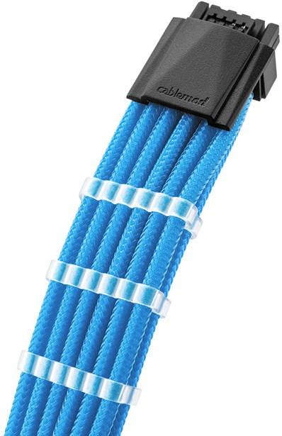 Actual product image CableMod RT-Series Pro ModMesh 12VHPWR to 3x PCI-e cable for ASUS/Seasonic - 60cm, light blue