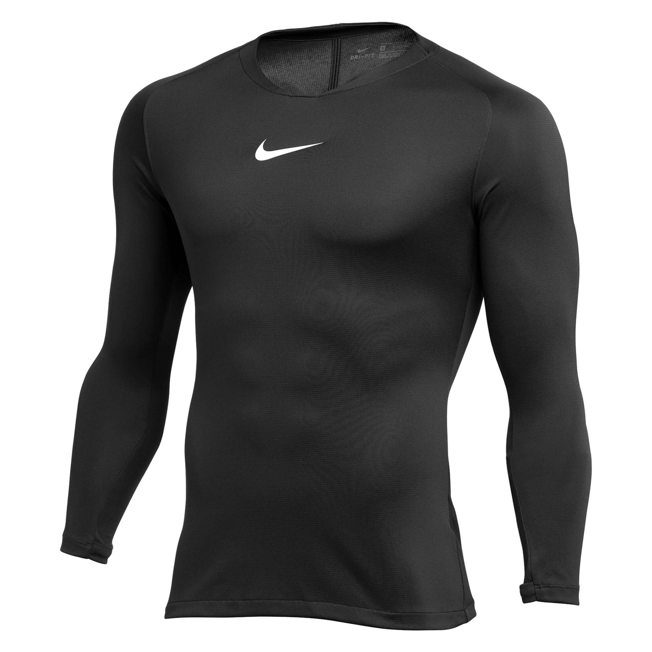 Nike, Unisex, Sportshirt, Park First Layer Top Langarm Kids (S), Schwarz, S