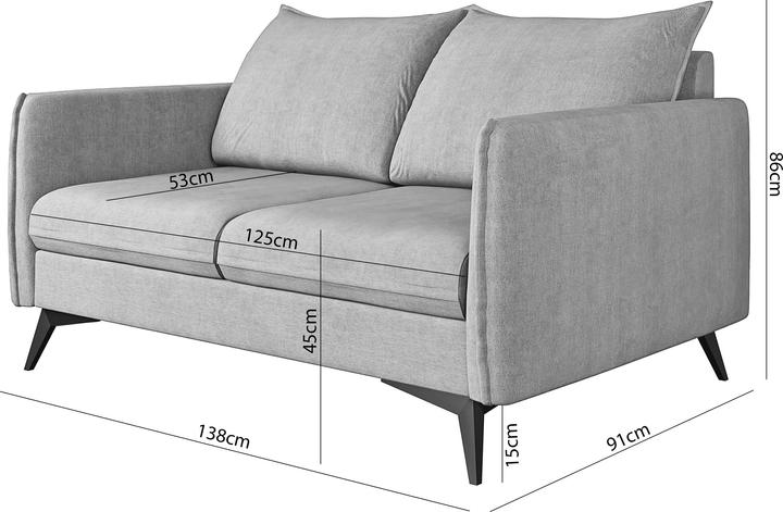 Actual product image Ropez Juli Bis (2 person sofa)
