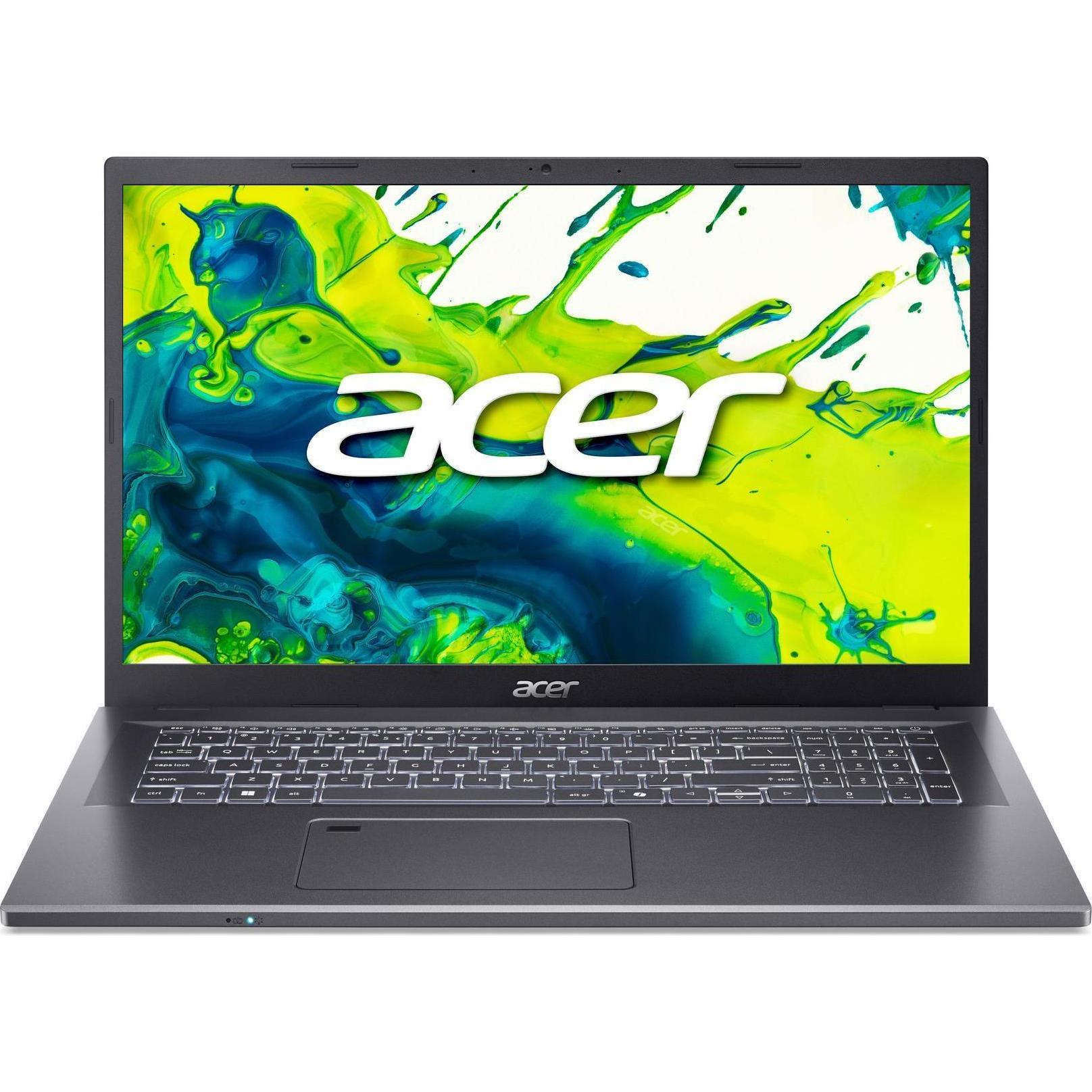 Acer Aspire 17 (17.30", 1000 GB, 32 GB, DE, Intel Core 7 150U), Notebook, Grau