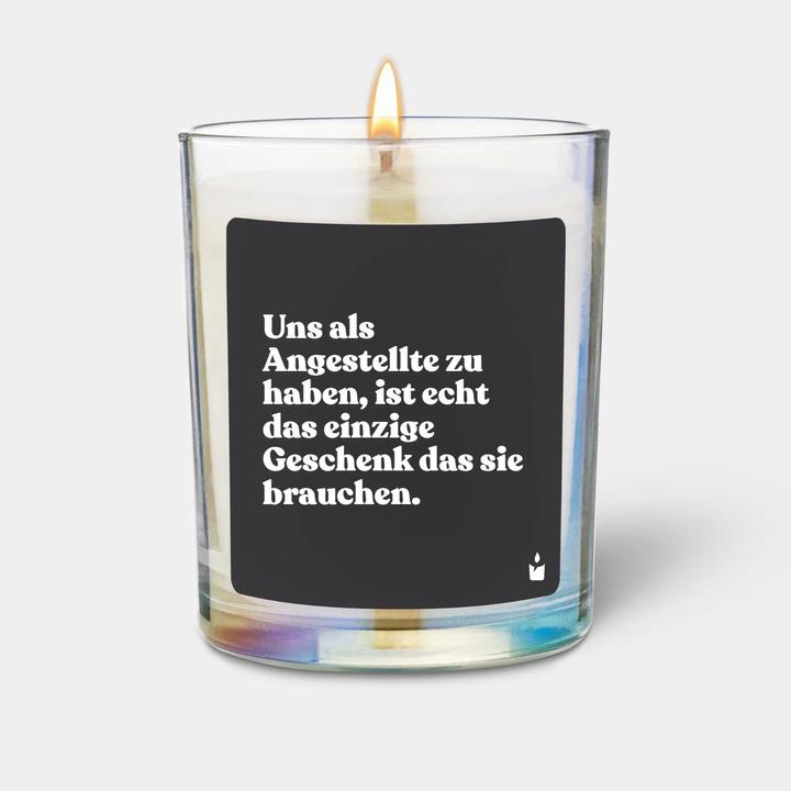 Actual product image Chatty Candles Having a Flowery Us scented candle as an employee is really the only gift they need.