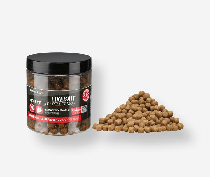 Immagine prodotto Caperlan Pellet da pesca alla fragola 8 mm