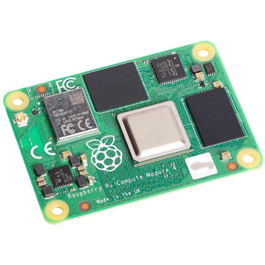 Thumbnail - Raspberry Pi Compute module 4 / 2GB (WiFi = yes)-(Stockage eMMC: 16GB), Entwicklungsboard + Kit