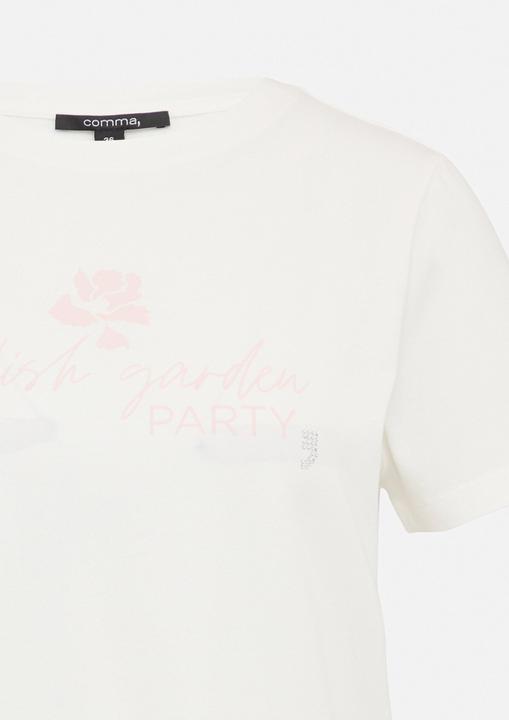 Actual product image Comma T-Shirt Baumwollmix-T-Shirt mit Artwork (44)