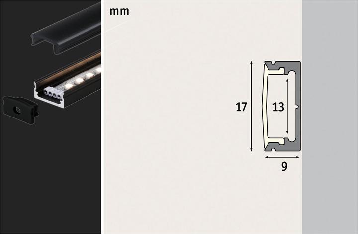 Produktbild Paulmann Stripe Profil Base (100 cm, Indoor)