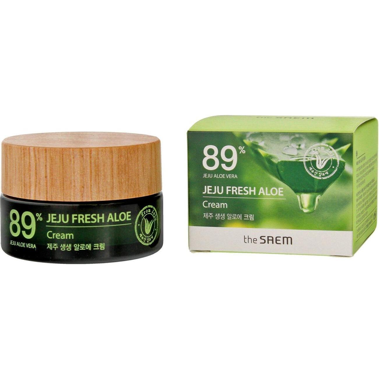 Thumbnail - The Saem, Gesichtscreme, Jeju Fresh Aloe 89% (50 ml, 24h Creme)