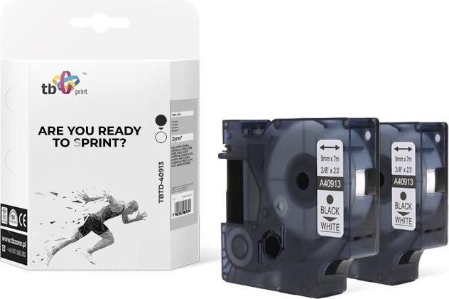 Immagine prodotto Etichetta TBP TBTD-40913. (0.90 cm, Bianco, Nero)