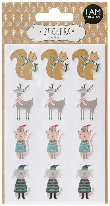 Produktbild I Am Creative Stickerset X-Mas (48 Sticker)