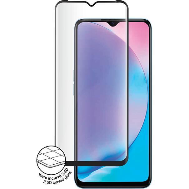 Bigben Glas Schutzfolie, Bildschirmschutz (1 Stück, Vivo Y3), Smartphone Schutzfolie, Schwarz