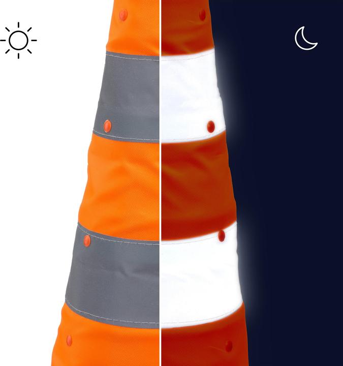 Image du produit Relaxdays 4x cônes-de-signalisation