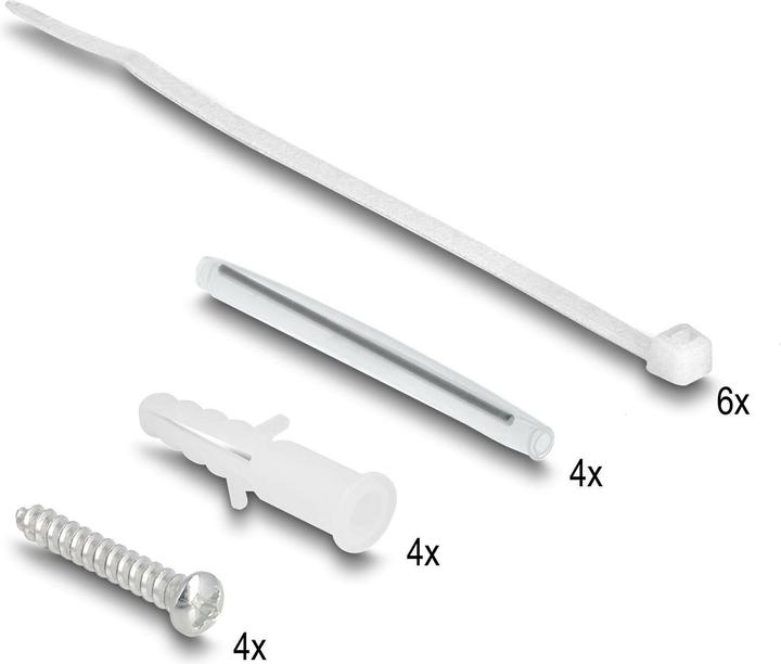Produktbild Delock LWL Anschlussdose zur Wandmontage für 2 x SC Simplex oder LC Duplex weiss (Spleissbox)
