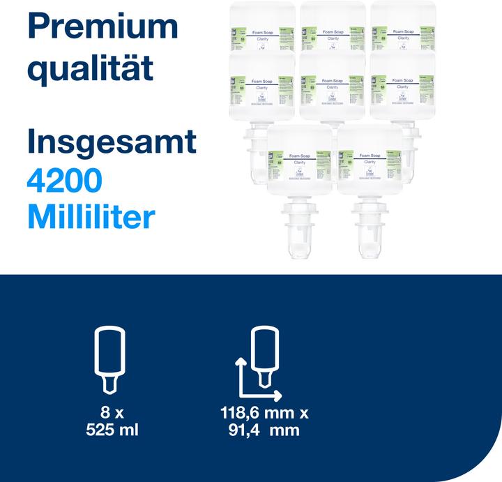 Actual product image Tork Foam soap pure hand soap (Liquid soap, 525 ml)