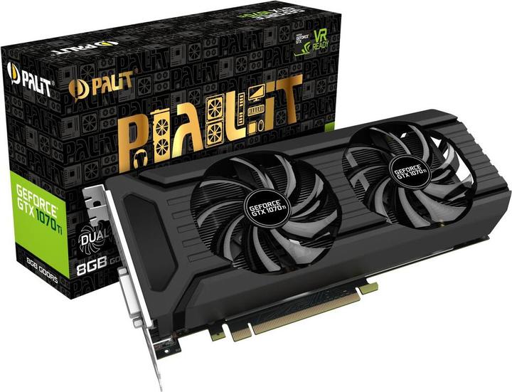 Actual product image Palit GeForce GTX 1070 Ti Dual (8 GB)