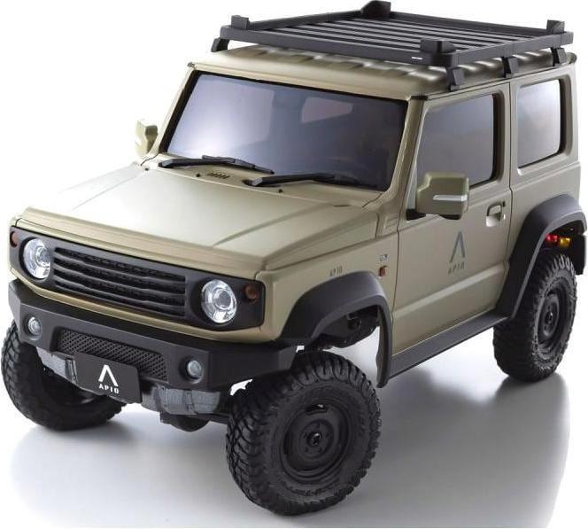 Image du produit Kyosho Scale Crawler Mini-Z Suzuki Jimny Apio TS4, Khaki 1:18, ARTR (RTR Prêt à fonctionner)