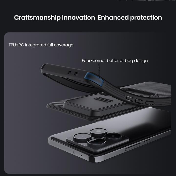 Actual product image Nillkin Back panel cover Xiaomi - CamShield PRO Hard Case for Xiaomi 14T Pro Black (Xiaomi 14T Pro)