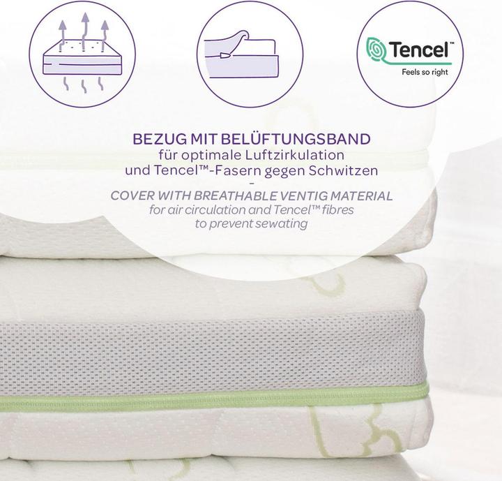 Produktbild Träumeland Traeumeland Kindermatratze Waldduft 90 x 200 x 15 (90 x 200 x 15 cm)