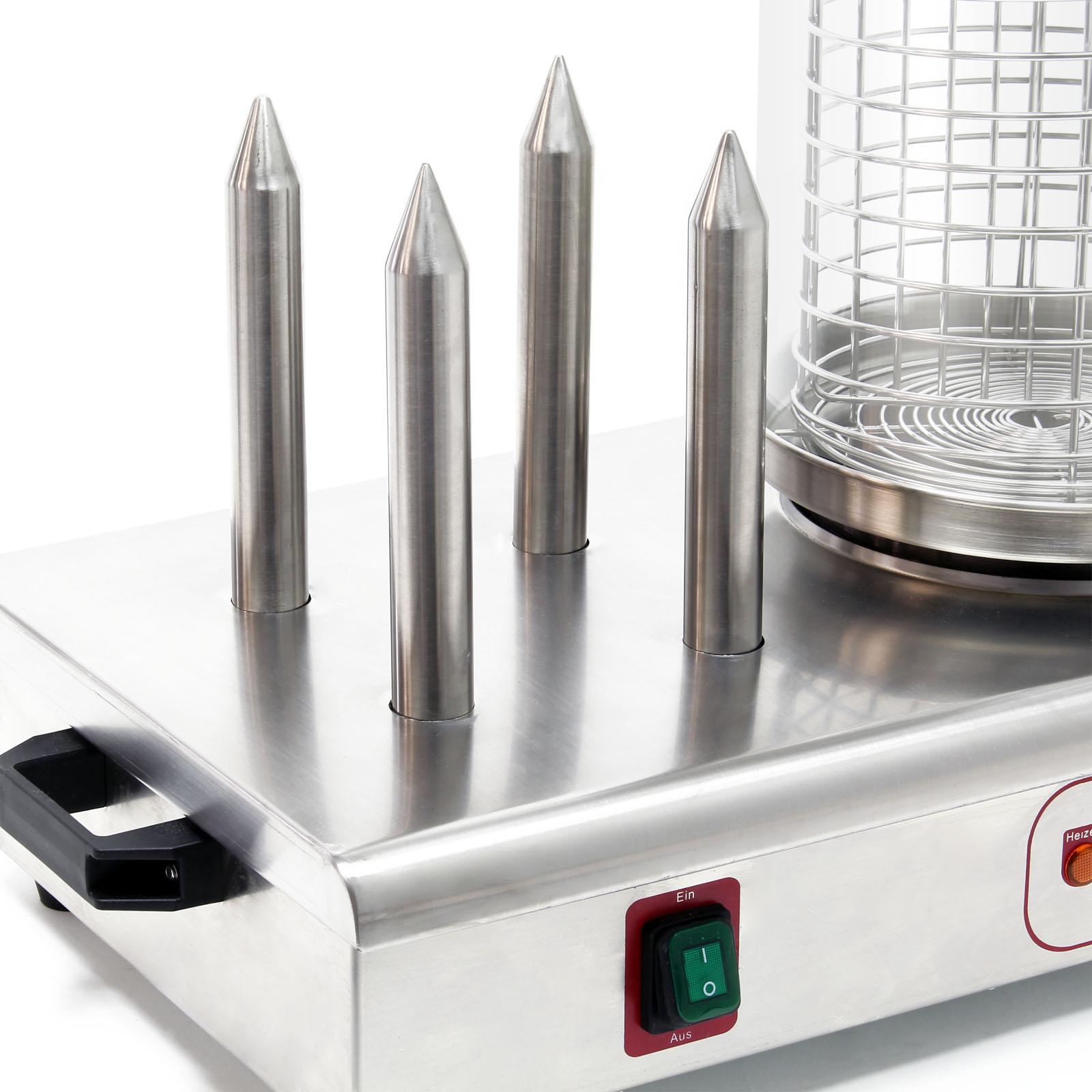 Thumbnail - Wiltec Hot Dog Gerät, Fun Kitchen, Silber