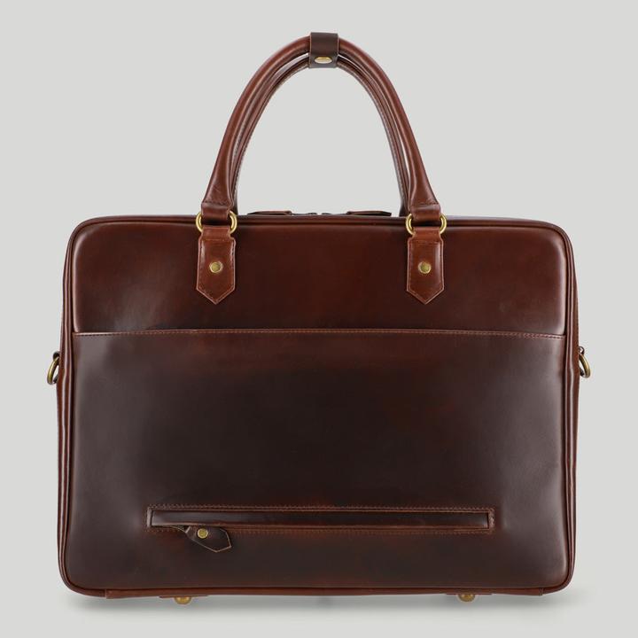 Actual product image Buckle & Seam Briefcase Sierra Brown/Dots