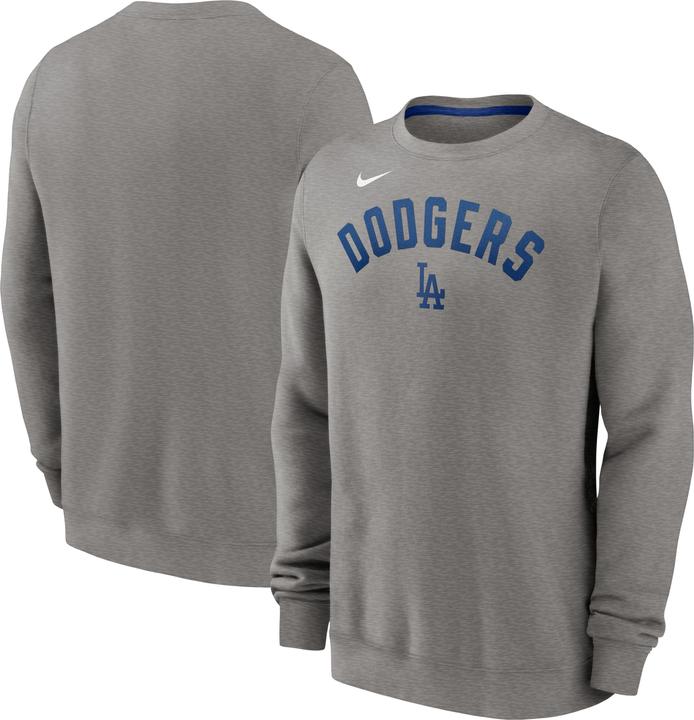 Nike Los Angeles Dodgers Twill Crew Neck Fleece XL (XL)