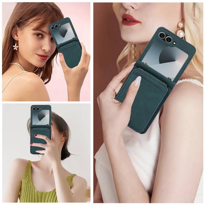 Immagine prodotto Cover-Discount Etui viele Kartenfächer mit Umhängeband (Samsung Galaxy Z Flip7)