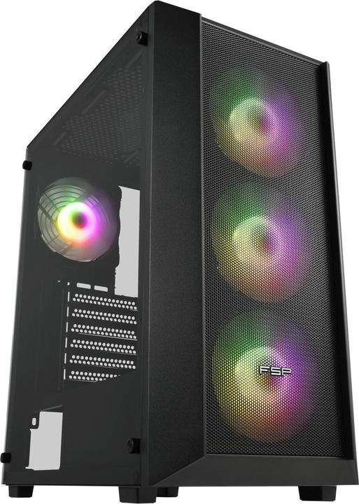 Produktbild Fortron FSP Geh Midi CMT218 ATX/M-ATX/M-ITX/ARGB o.N. Black retail (mATX, ITX)