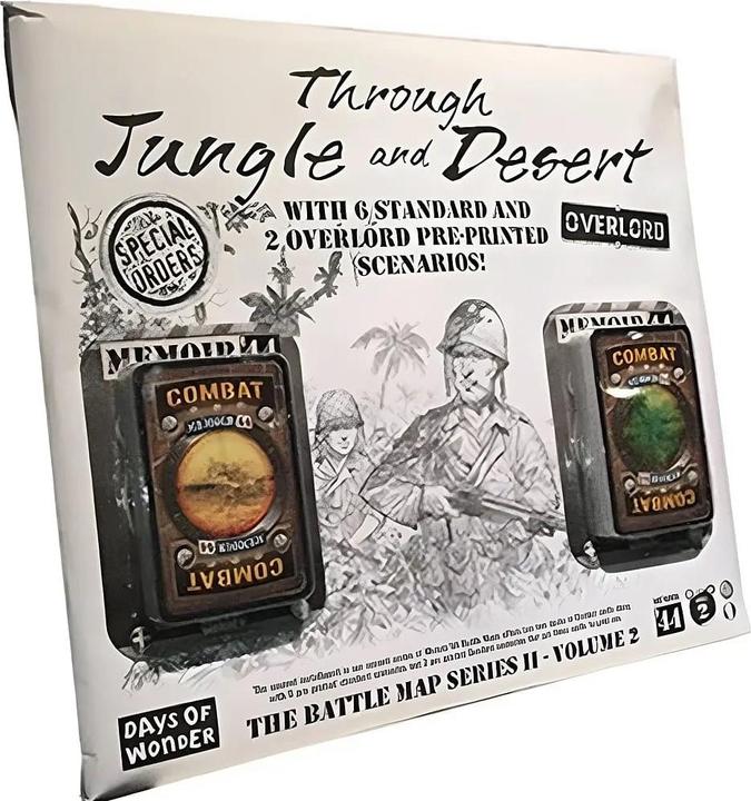 Days of Wonder Memoire 44 Extension Dans La Jungle Et Le Desert (Fr) (Französisch, 2 Spieler)