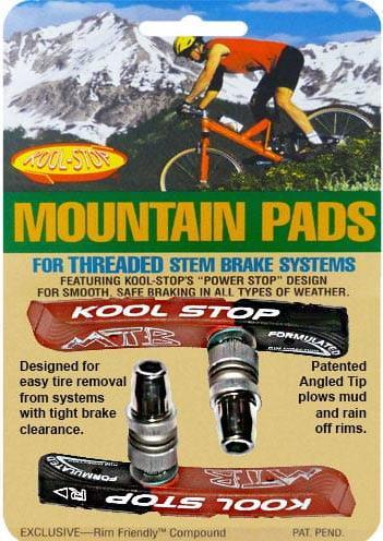 Produktbild Kool Stop MTB 2 Compound Bremsschuhe lachs/schwarz (Universal, Gummi)