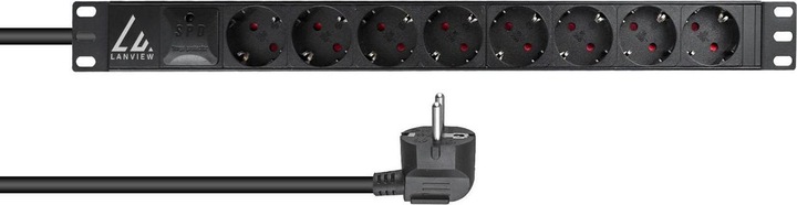 Immagine prodotto Lanview Ciabatta elettrica da 19" per montaggio a rack