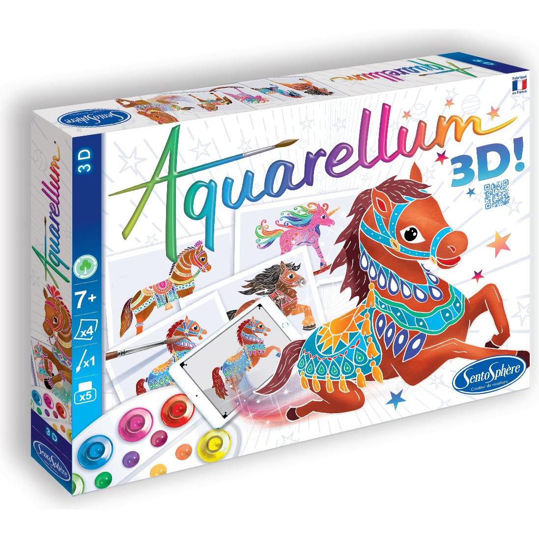 Sentosphere Aquarellum Live 3D Pferde