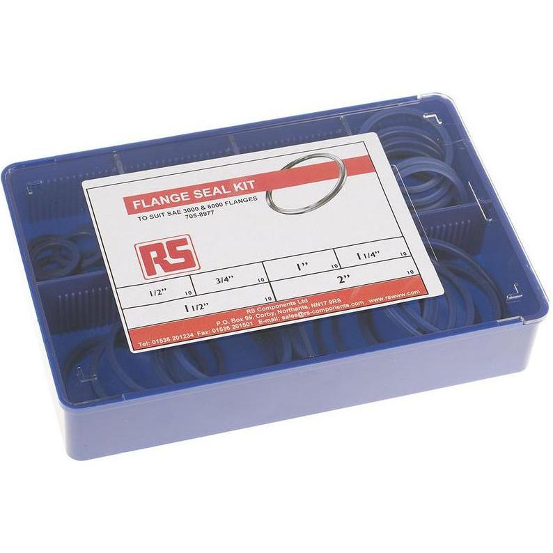 RS PRO, Accessori per installazione sanitaria, Kit di tenute per flange SAE