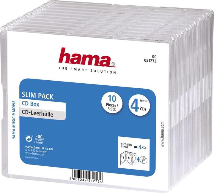 Hama Blanco CD hoesje Slim Pack 4