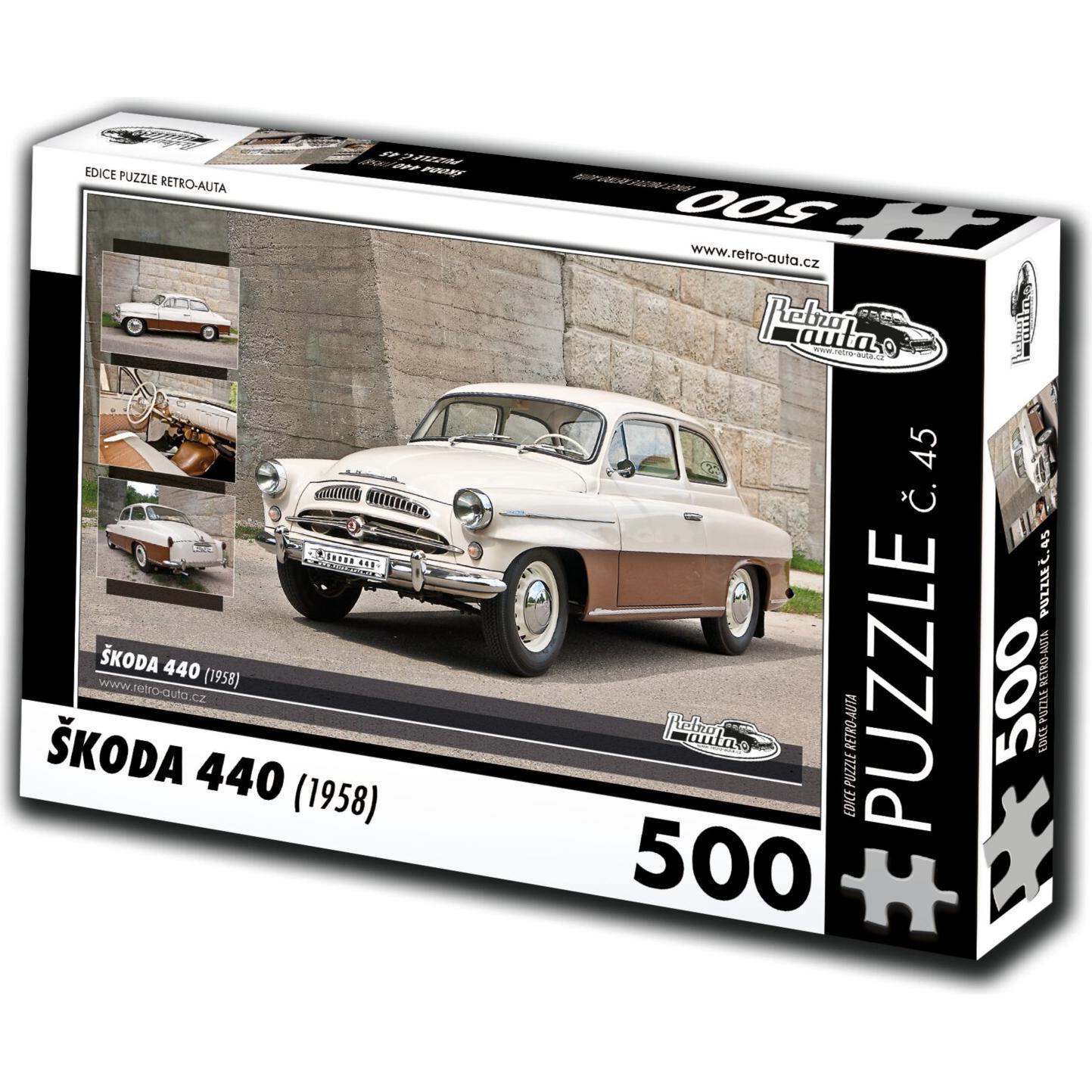 Retro-auta Puzzle Nr. 45 'koda 440 (1958) 500 Teile (500 Teile)