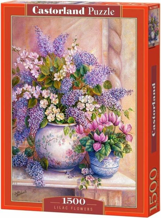 Actual product image Castorland Lilac Flowers, Puzzle 1500 pieces (1500 pieces)