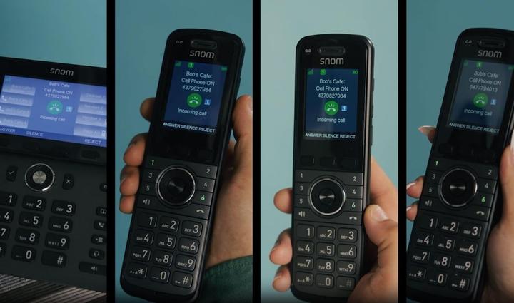 Produktbild Snom M55 Handset EU compatible only with M500 basestation