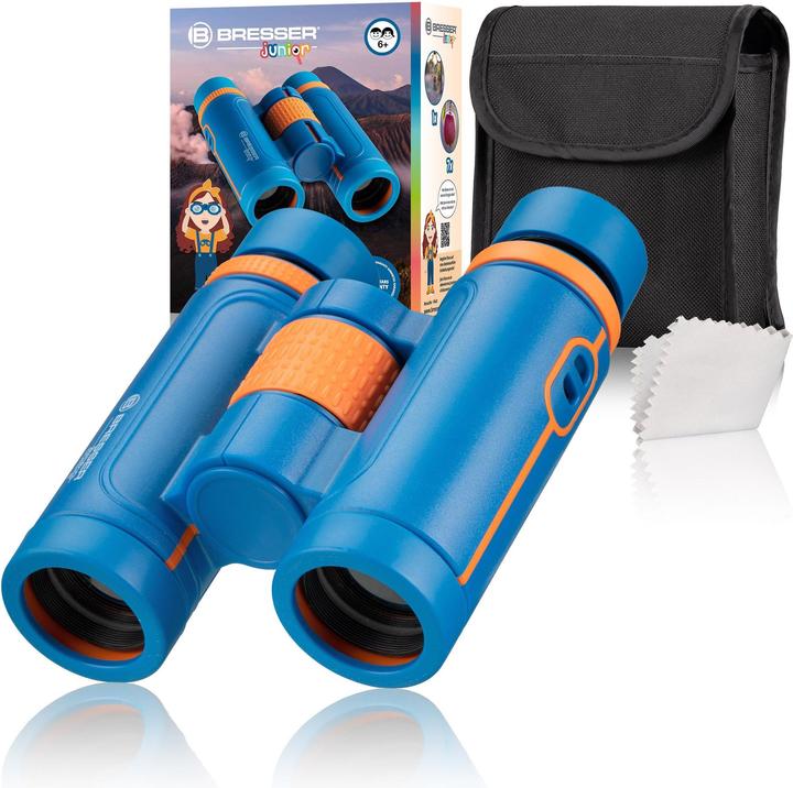 Immagine prodotto Bresser Junior 8810640 - Binocolo per bambini 7x30 (7x, 30 mm)