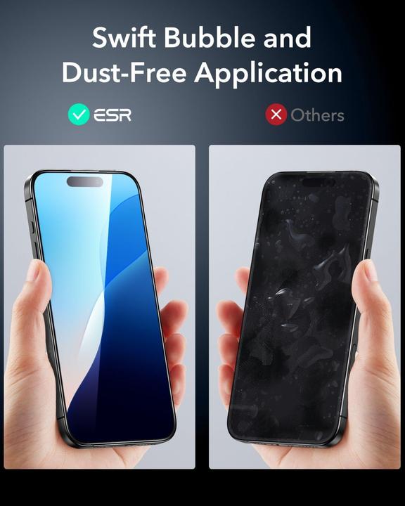 Image du produit ESR Protection d'écran Armorite (1 pièce(s), Apple iPhone 16 Plus)