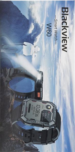 Produktbild Blackview W60 (Robuste Connected Watch - 2.01" - Integriertes Mikrofon) Schwarz (4.45 x 1.43 cm)