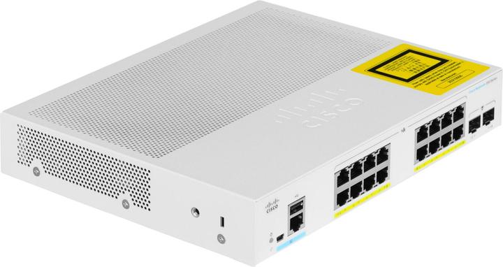 Produktbild Cisco PoE+ Switch CBS350-16P-E-2G-EU 18 Port (16 Ports)