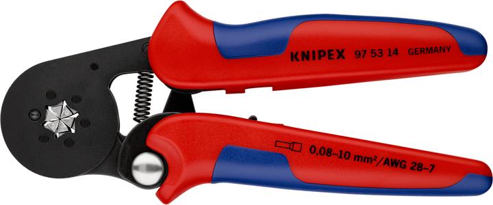 Actual product image Knipex Self-Adjusting Crimping Pliers for wire ferrules (180 mm)