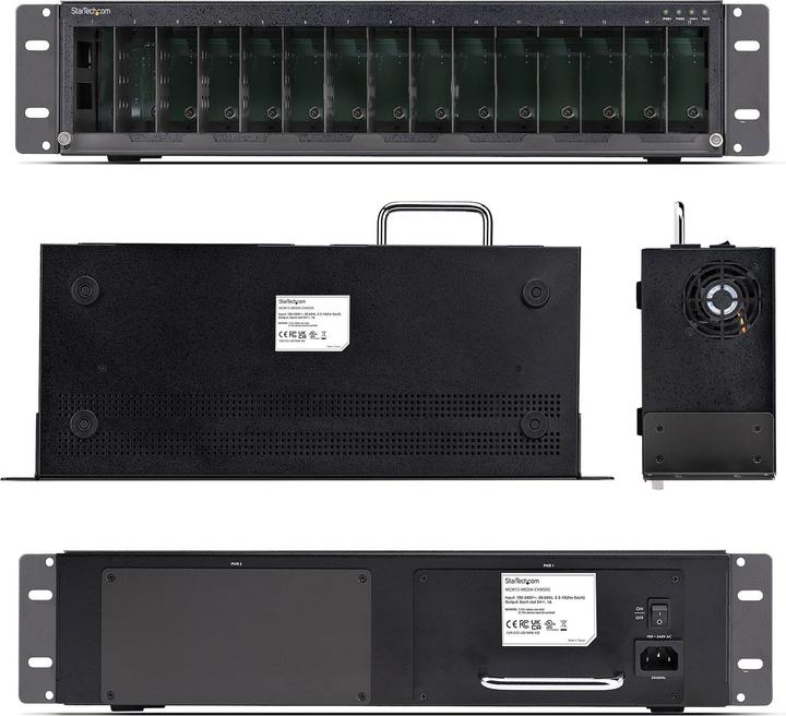 Actual product image StarTech 15-Slot Media Chassis Taa. Nms In Accs