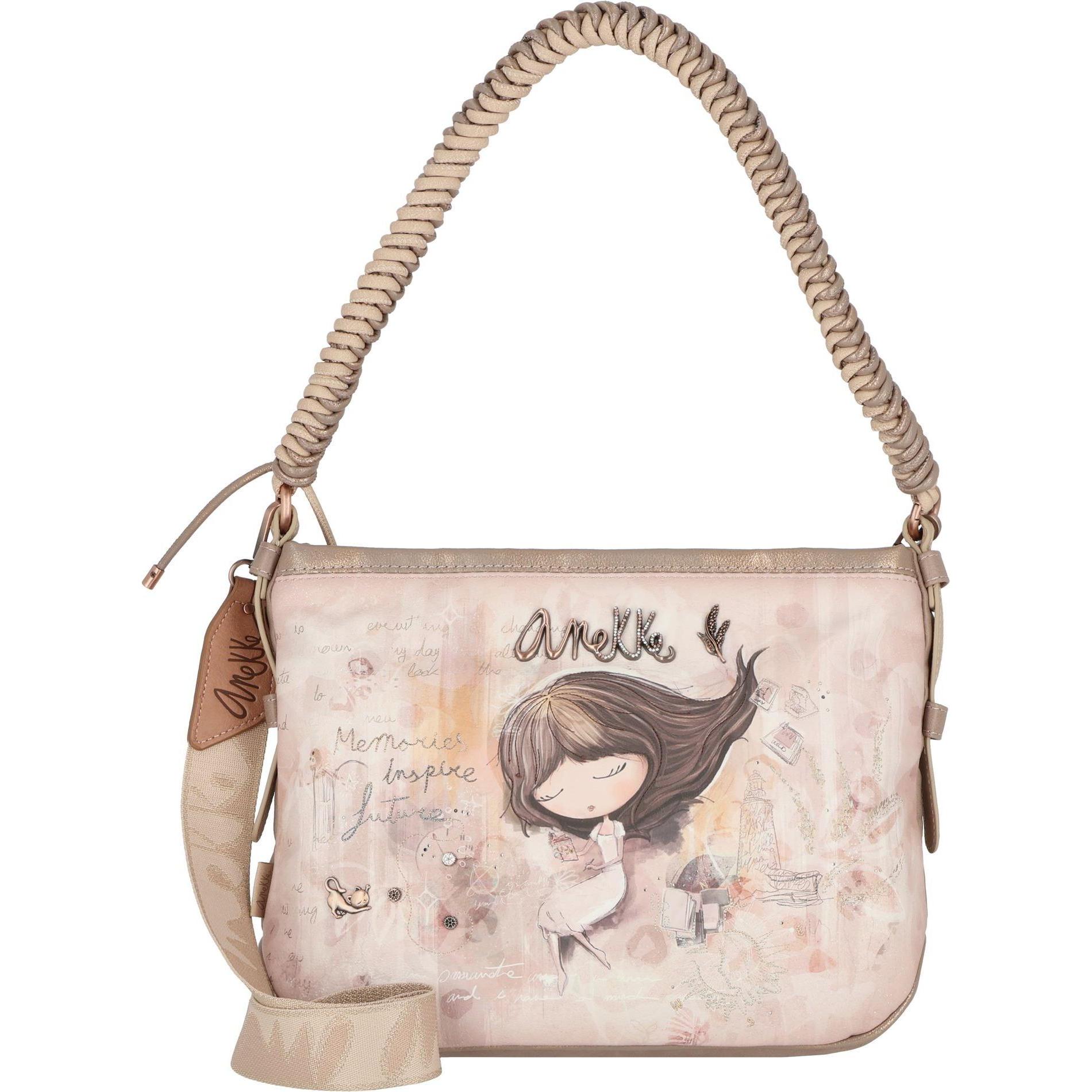 Anekke, Handtasche, Nature Schultertasche 34 cm, Mehrfarbig