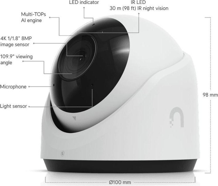 Produktbild Ubiquiti UniFi Protect G6 (3840 x 2160 Pixels)