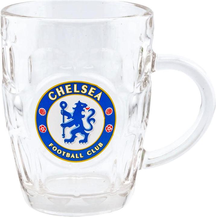 Chelsea FC Humpen Oberfläche mit Dellen Glas (0.50 l, 1 x)