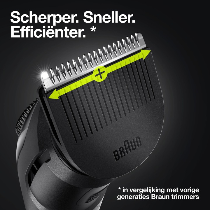 Produktbild Braun Beard Trimmer BT5365 Cordless and corded, Operating time (max) 100 min, Number of length steps 39, L