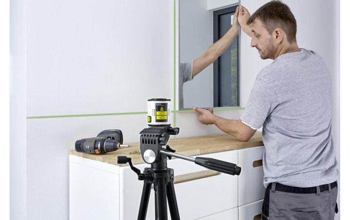 Actual product image Laserliner EasyCross-Laser Green Set Cross line laser self-levelling